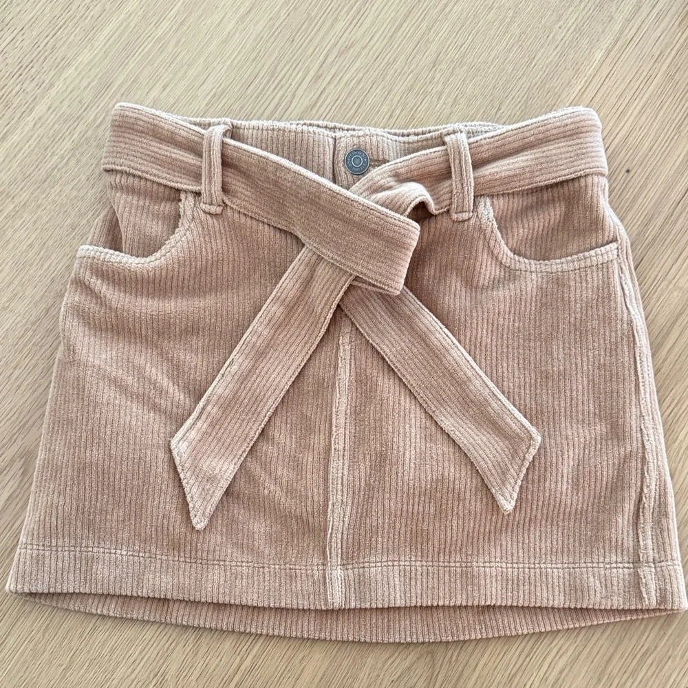Abercrombie Kids Corduroy Skort in Tan - Picture 1 of 2